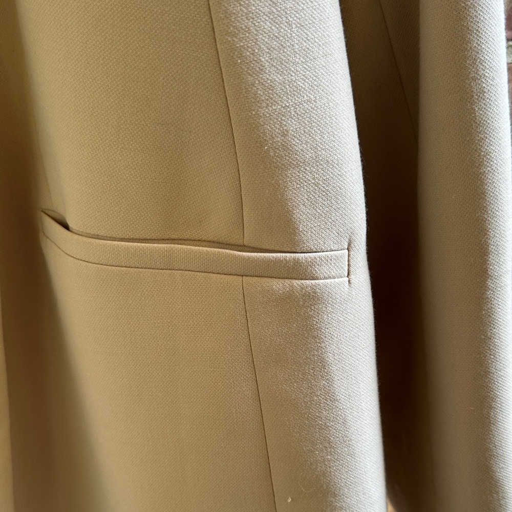 NWT Talbots- Elegant Tan Double-Breasted Women's Blazer - Size 20W - Picture 6 of 16